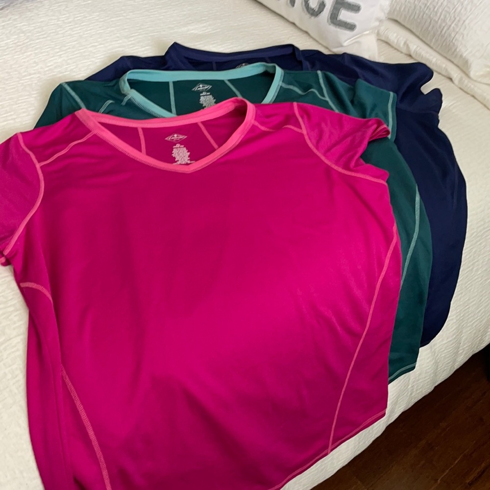 Bundle of three workout tops